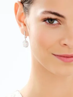 Kolczyki srebrne z cyrkoniami