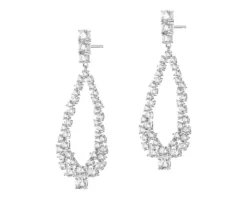 Kolczyki srebrne z cyrkoniami