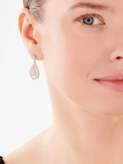 Kolczyki srebrne z cyrkoniami