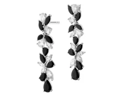 Kolczyki srebrne z cyrkoniami