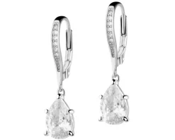 Kolczyki srebrne z cyrkoniami