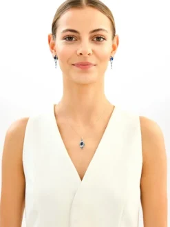 Kolczyki srebrne z cyrkoniami