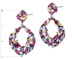 Kolczyki srebrne z cyrkoniami