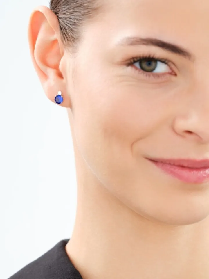 Kolczyki srebrne z cyrkoniami