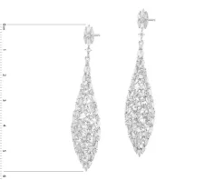 Kolczyki srebrne z cyrkoniami