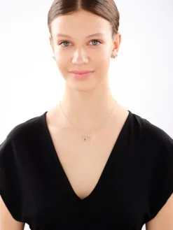 Kolczyki srebrne z cyrkoniami - motyle