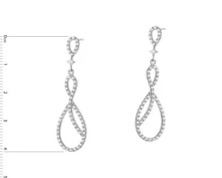 Kolczyki srebrne z cyrkoniami