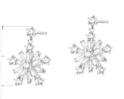 Kolczyki srebrne z cyrkoniami