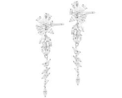 Kolczyki srebrne z cyrkoniami