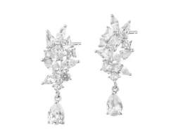 Kolczyki srebrne z cyrkoniami