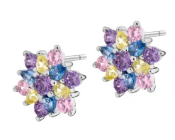 Kolczyki srebrne z cyrkoniami