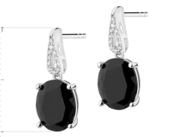 Kolczyki srebrne z cyrkoniami