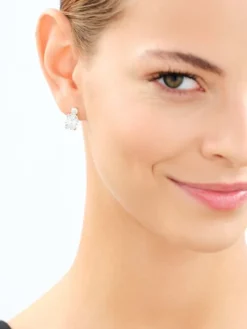 Kolczyki srebrne z cyrkoniami