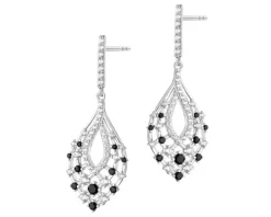 Kolczyki srebrne z cyrkoniami