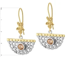 Kolczyki srebrne z cyrkoniami