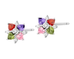 Kolczyki srebrne z cyrkoniami