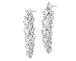 Kolczyki srebrne z cyrkoniami