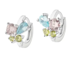 Kolczyki srebrne z cyrkoniami