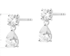 Kolczyki srebrne z cyrkoniami