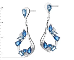 Kolczyki srebrne z cyrkoniami