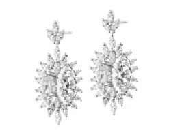 Kolczyki srebrne z cyrkoniami