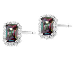 Kolczyki srebrne z cyrkoniami