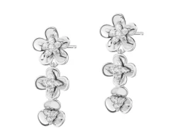 Kolczyki srebrne z cyrkoniami