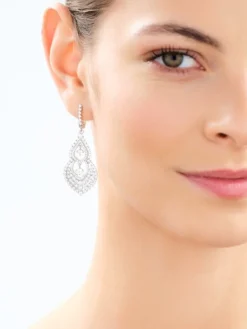 Kolczyki srebrne z cyrkoniami