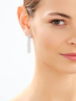 Kolczyki srebrne z cyrkoniami