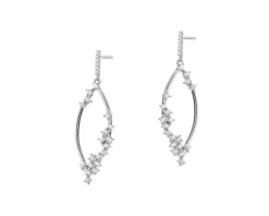 Kolczyki srebrne z cyrkoniami