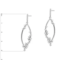 Kolczyki srebrne z cyrkoniami