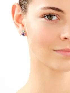 Kolczyki srebrne z cyrkoniami