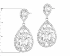 Kolczyki srebrne z cyrkoniami