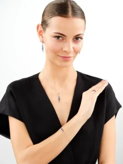 Kolczyki srebrne z cyrkoniami