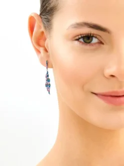 Kolczyki srebrne z cyrkoniami