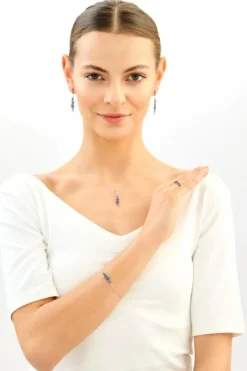 Kolczyki srebrne z cyrkoniami