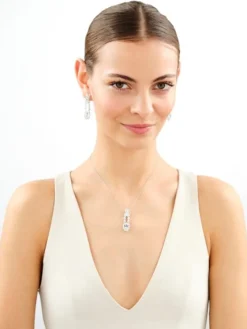 Kolczyki srebrne z cyrkoniami