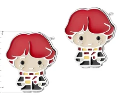 Kolczyki srebrne z emalią - Harry Potter, Ron Weasley, Warner Bros. Discovery