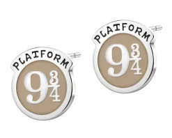 Kolczyki srebrne z emalią - Harry Potter, peron 9 i ¾, Warner Bros. Discovery