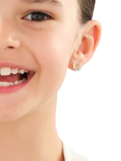 Kolczyki srebrne z emalią -  Tom and Jerry, Jerry, Warner Bros. Discovery