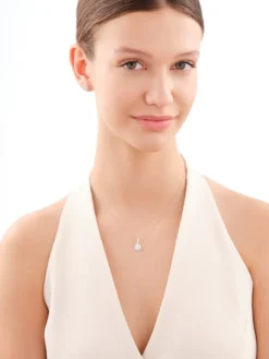 Kolczyki srebrne z opalami i cyrkoniami