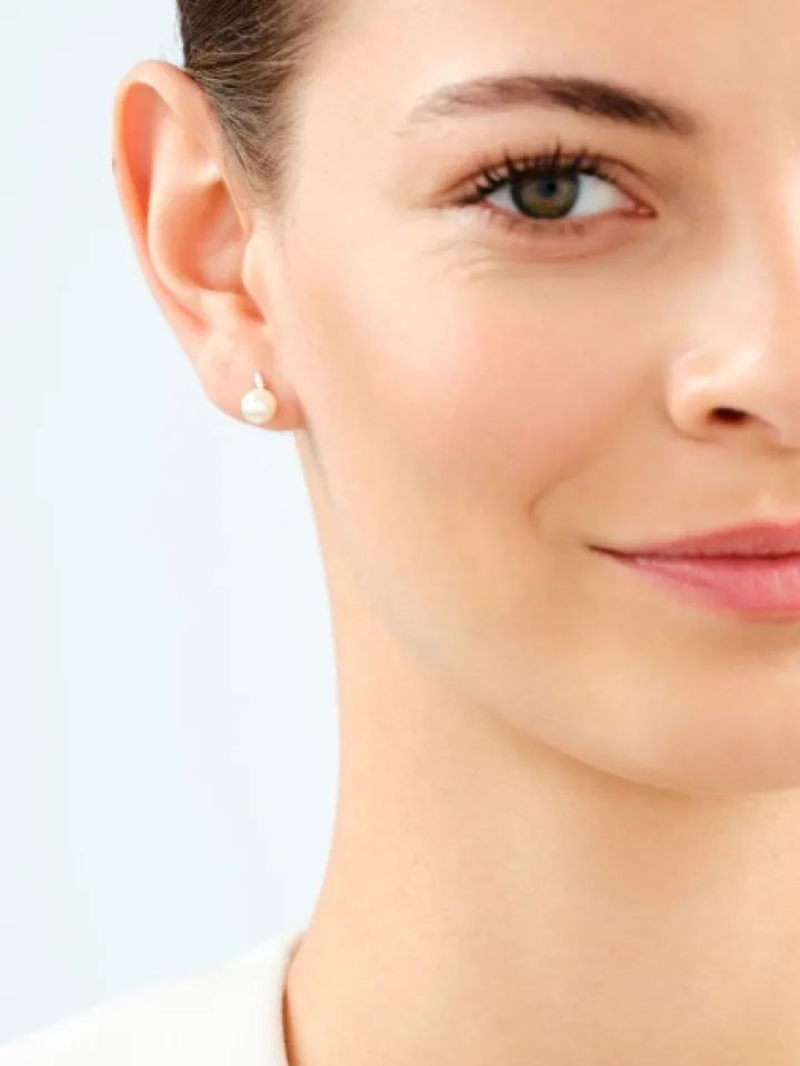 Kolczyki srebrne z perłami