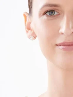 Kolczyki srebrne z perłami