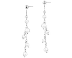 Kolczyki srebrne z perłami