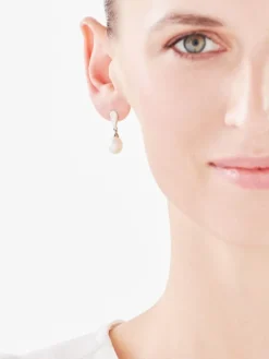 Kolczyki srebrne z perłami