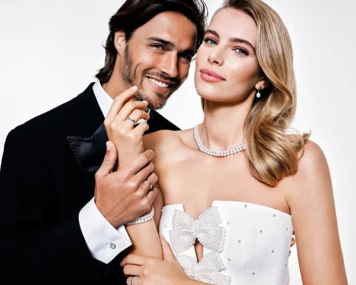 Kolczyki srebrne z perłami