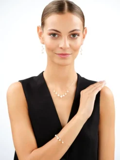 Kolczyki srebrne z perłami