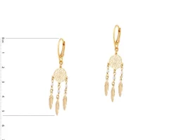 Kolczyki srebrne z perłami - łapacze snów