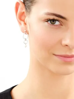 Kolczyki srebrne z perłami