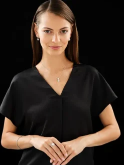 Kolczyki z białego złota z brylantami - 1,40 ct - próba 585